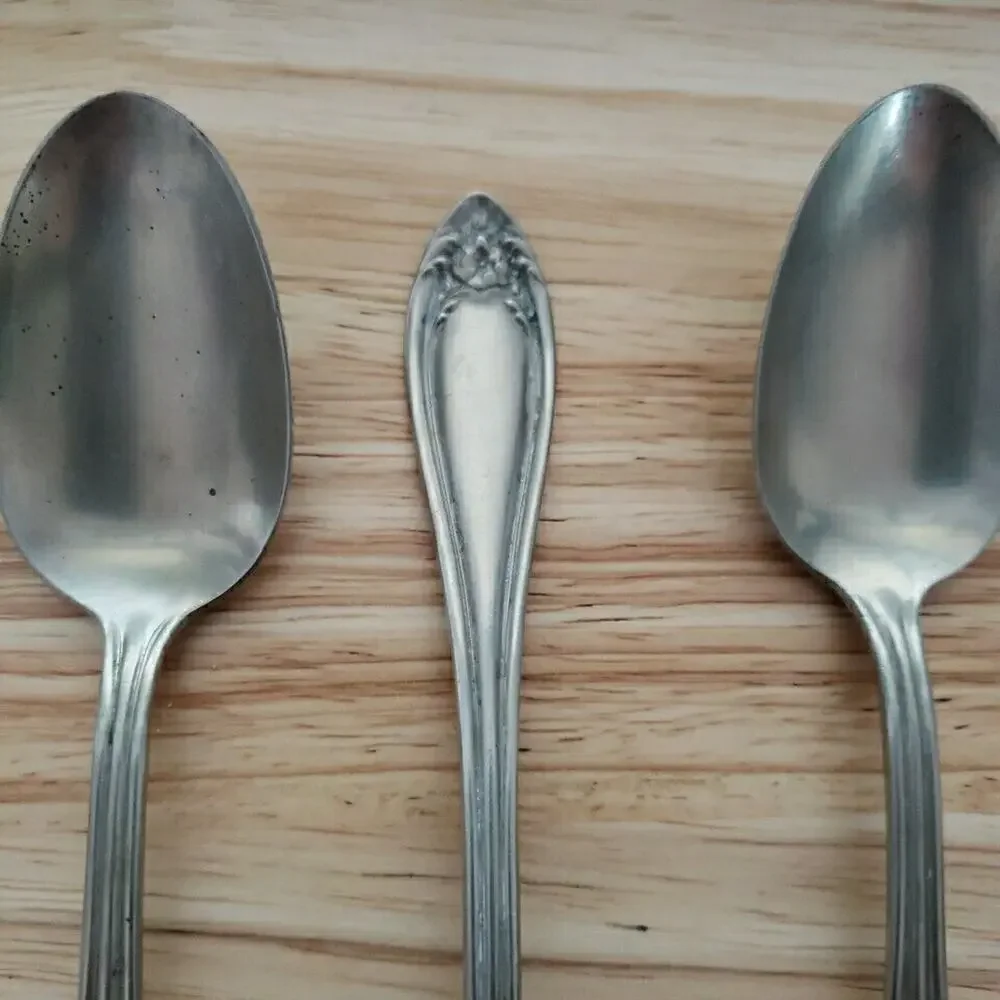 Oneida Silver 1910 Greylock Set of 5 Teaspoons 5 7/8